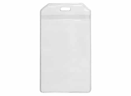 Porta Credencial PVC Clear, Porta Credencial PVC Clear publicitario, Porta Credencial PVC Clear promocional, lanyard chile, lanyard precio, porta credencial vertical, porta credencial vertical transparente, Porta Credencia Vertical PVC Clear