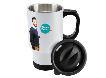 Mug Térmico Blanco de doble pared aislante, interior de acero inoxidable. Tapa, asa y base plástico negro. Cobertura exterior con polímero especial marca ORCA COATINGS(R) para una sublimación de primera calidad. Cada unidad se entrega dentro de su caja individual de cartón blanco, mug sublimación, mug blanco, mug full color, mug promocional, mug estampado, MUG BLANCO, mug térmico, mug sublimación , mug para sublimación, mug para full color, mug blanco 410 cc, mug blanco 410 ml
