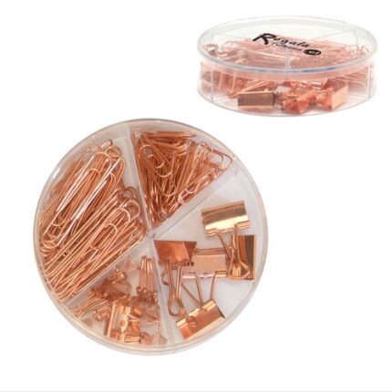 SET DE CLIPS COBRE Y SUJETA PAPELES