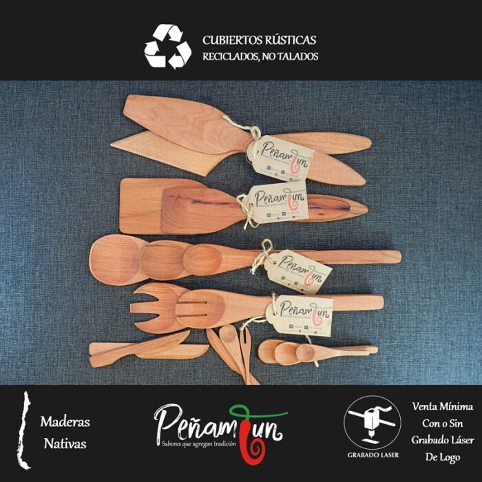 cucharas madera noble