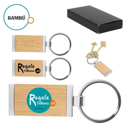 LLAVERO DE BAMBÚ TAG