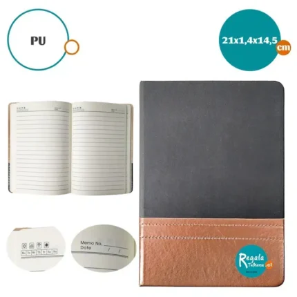 CUADERNO BICOLOR ENCOBRIZADO