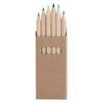 Set 6 Lápices de Colores, 6 Lápices de Colores, 6 Lápices de Colores madera, lapices publicitarios, lápices promocionales, bolígrafos promocionales, bolígrafos publicitarios, lápices niños , lapices ecológicos,