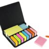 Set Post-it PU Negro publicitario, Set Post-it PU Negro promocional, kit post-it pu negro