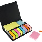 Set Post-it PU Negro publicitario, Set Post-it PU Negro promocional, kit post-it pu negro