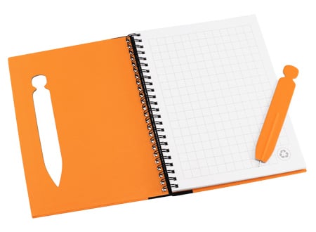 Cuaderno Ecológico Tapa Dura publicitario, Cuaderno Ecológico Tapa Dura promocional, regalos ecológicos, regalos eco, regalos reutilizables, regalos publicitarios, Cuaderno Ecológico Tapa Dura con lapiz