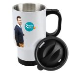 Mug Térmico Blanco de doble pared aislante, interior de acero inoxidable. Tapa, asa y base plástico negro. Cobertura exterior con polímero especial marca ORCA COATINGS(R) para una sublimación de primera calidad. Cada unidad se entrega dentro de su caja individual de cartón blanco, mug sublimación, mug blanco, mug full color, mug promocional, mug estampado, MUG BLANCO, mug térmico, mug sublimación , mug para sublimación, mug para full color, mug blanco 410 cc, mug blanco 410 ml