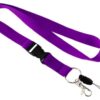 Lanyard Porta-Credencial y Accesorios de Polyester liso de 2 cm. de ancho para sublimación. Incluye tip-top plástico negro, mosquetón metálico y cordón negro porta-celular y accesorios. Lanyard Porta Credencial full color, lanyard full color, lanyard publicitario, lanyard promocional, lanyard full color, lanyard chile, lanyard precio