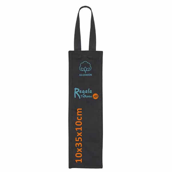 Bolsa Botella de Vino de Algodón 10x35x10 cm