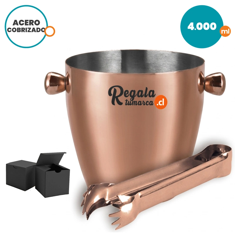 HIELERA CON TENAZA 4 LITROS